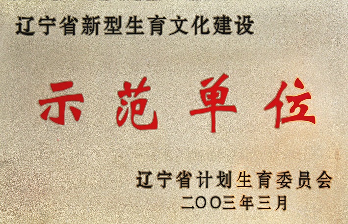 2（2003年遼寧省新型生育文化建設示范單位）